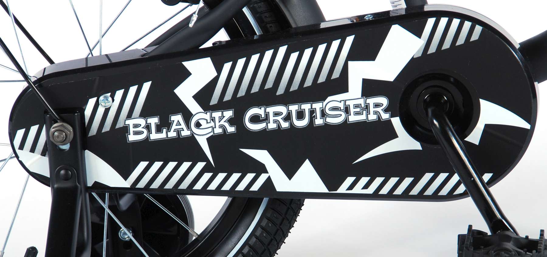 Volare Black Cruiser - Jongens - 16 inch - Zwart - 2 handremmen 2022 Fietsmaster
