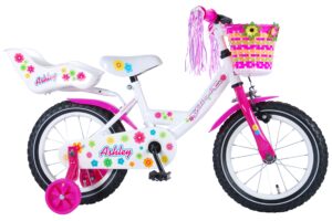 Volare Ashley Kinderfiets - Meisjes - 14 inch - Wit