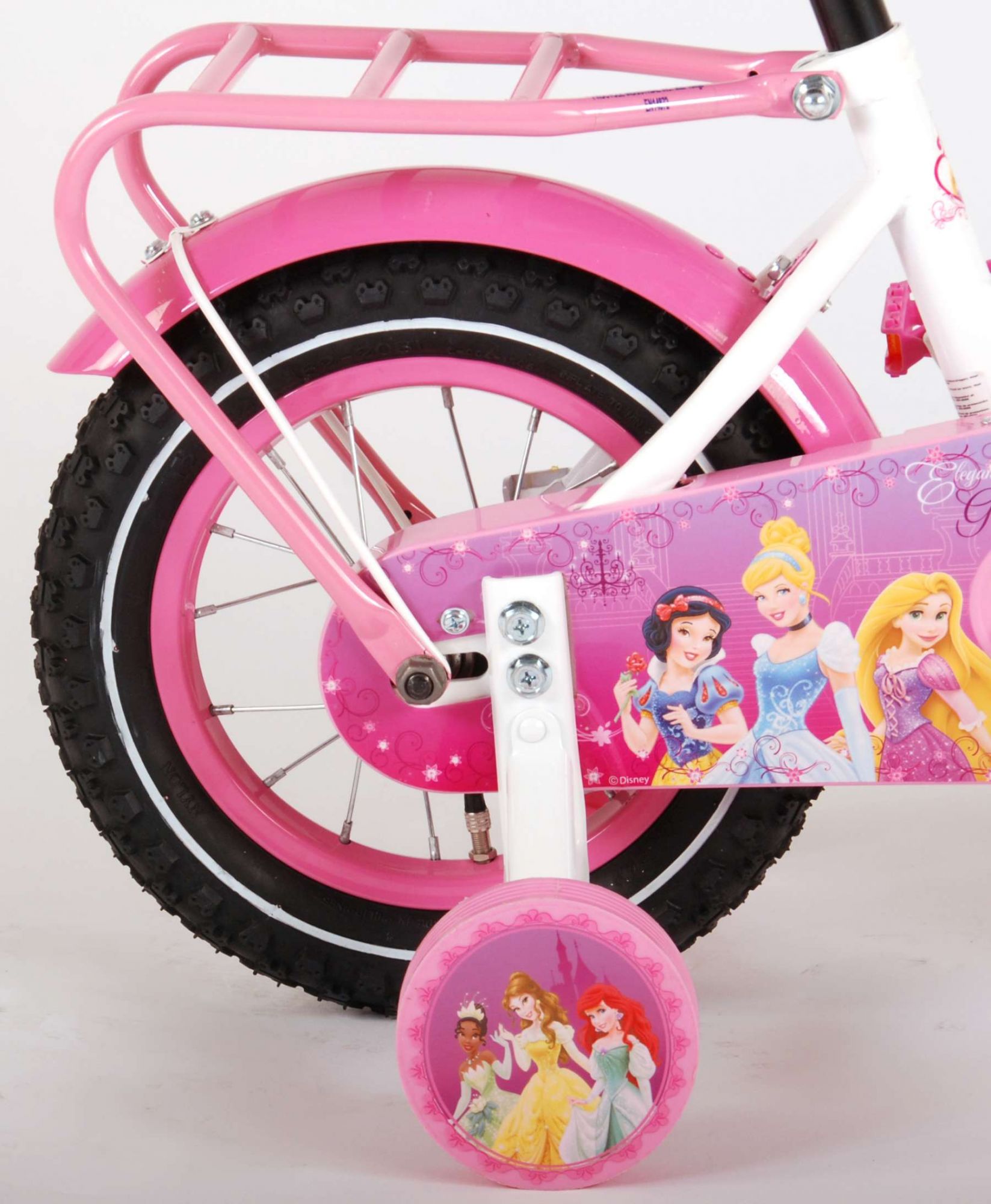 onderwijzen Spelen met vredig Disney Princess Kinderfiets - Meisjes - 12 inch - Roze - Fietsmaster