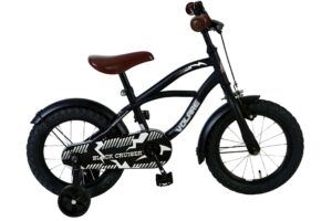 Volare Black Cruiser Kinderfiets - Jongens - 14 inch - Zwart 2025