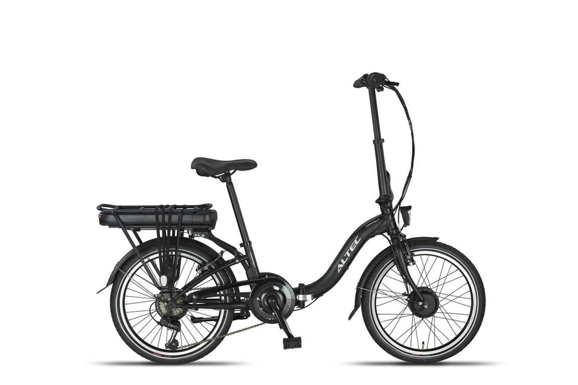 rem Overzicht Nauwkeurig Altec Compact Vouwfiets E-Bike 518Wh 6-sp Mat Zwart ACTIE! - Fietsmaster