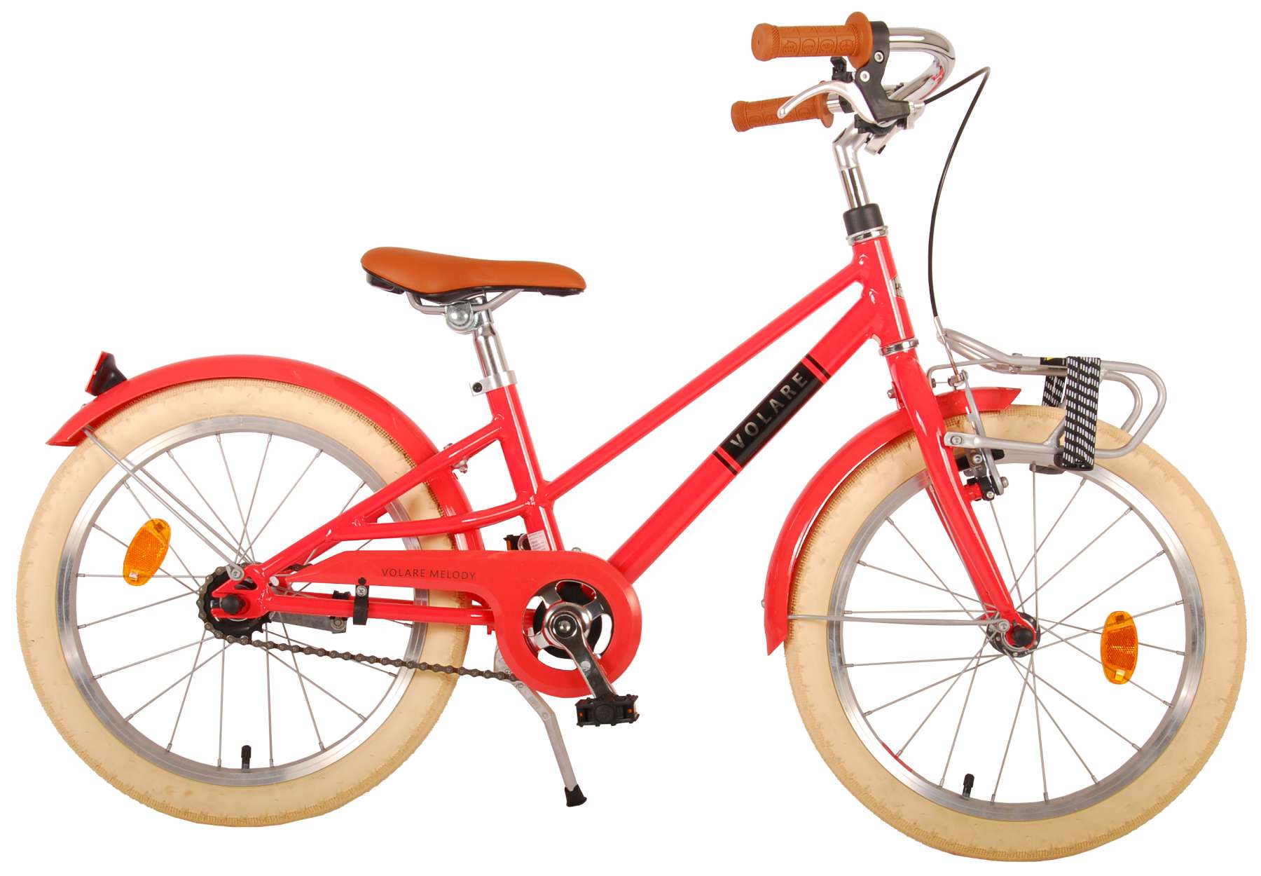 beddengoed water Frons Volare Melody Kinderfiets - Meisjes - 18 inch - Pastel Rood - Prime  Collection 2023 - Fietsmaster