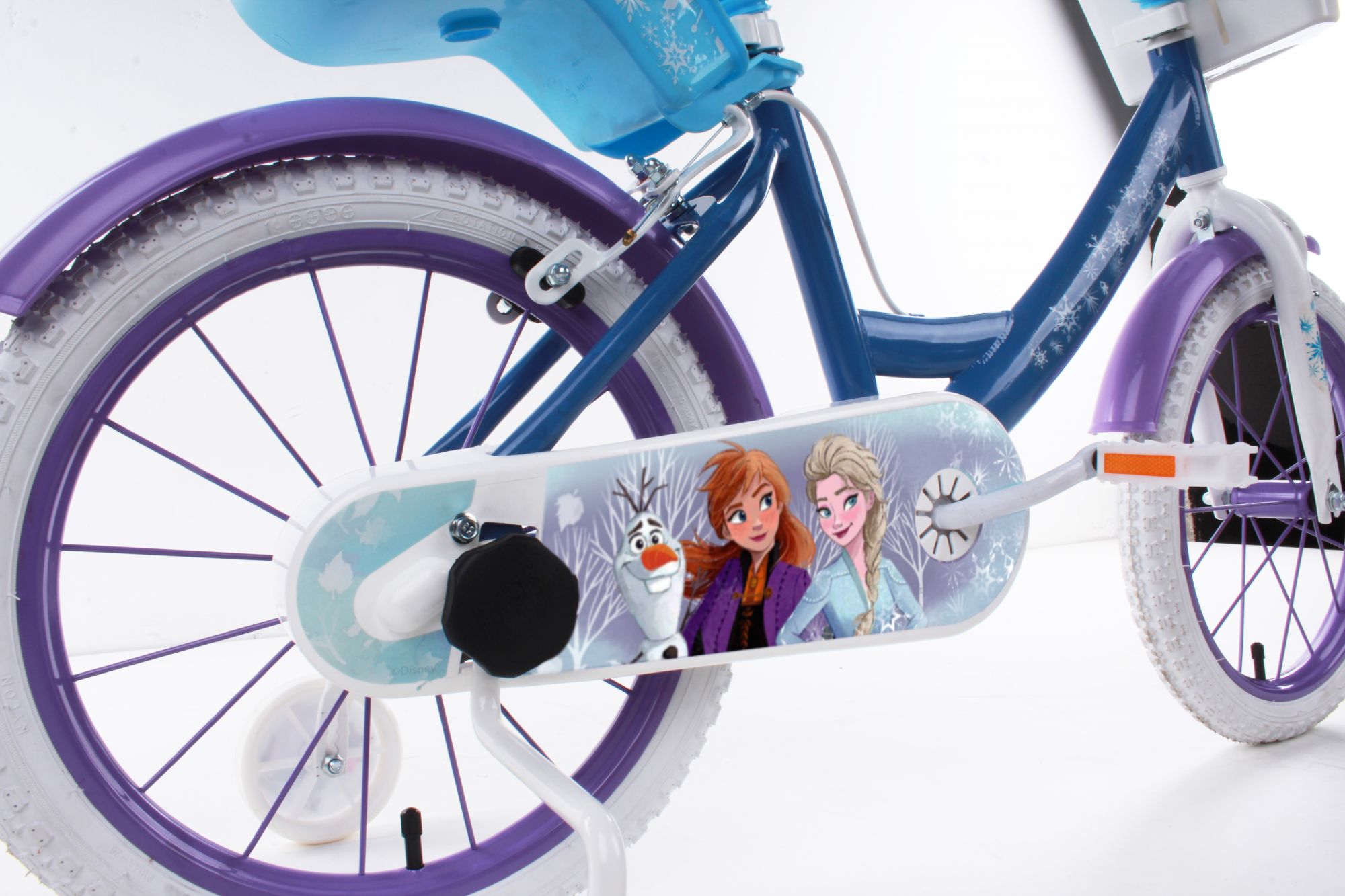 Toepassen binnenkomst bloem Disney Frozen Kinderfiets - Meisjes - 16 inch - Blauw - Twee Handremmen  2022 - Fietsmaster