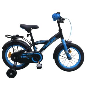 Volare Thombike Kinderfiets - Jongens - 14 inch - Zwart Blauw 2025