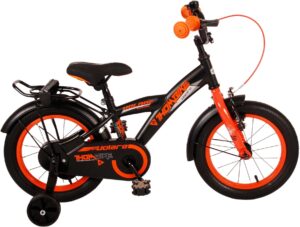 Volare Thombike Kinderfiets - Jongens - 14 inch - Zwart Oranje 2025