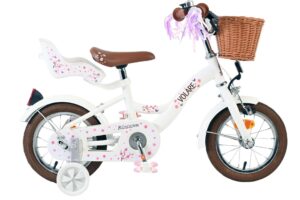 Volare Blossom Kinderfiets - Meisjes - 12 inch - Wit 2025