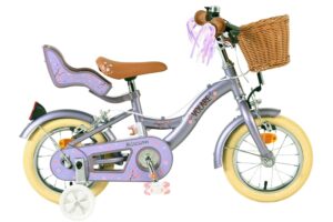Volare Blossom Kinderfiets - Meisjes - 12 inch - Paars - Twee handremmen