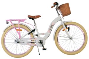Volare Blossom Kinderfiets - Meisjes - 24 inch - Wit - 3 Versnellingen 2025