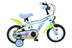 Bluey Kinderfiets 12 inch - Lichtblauw - Twee handremmen