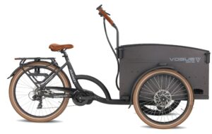 VOGUE E-CARGO, JOURNEY+ MIDDENMOTOR, 7DR, MATT-BLACK-BROWN