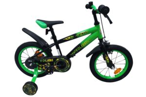 Volare Strike Kinderfiets - Jongens - 14 inch - Zwart Groen