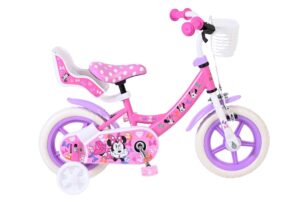 Disney Minnie Kinderfiets - Meisjes - Mag Wheels - 12 inch - Roze 2026
