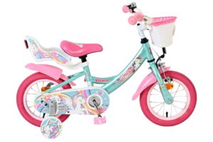 Volare Unicorn Kinderfiets - Meisjes - 12 inch - Groen 2026