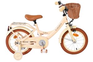 Volare Ashley Kinderfiets - Meisjes - 14 inch - Creme