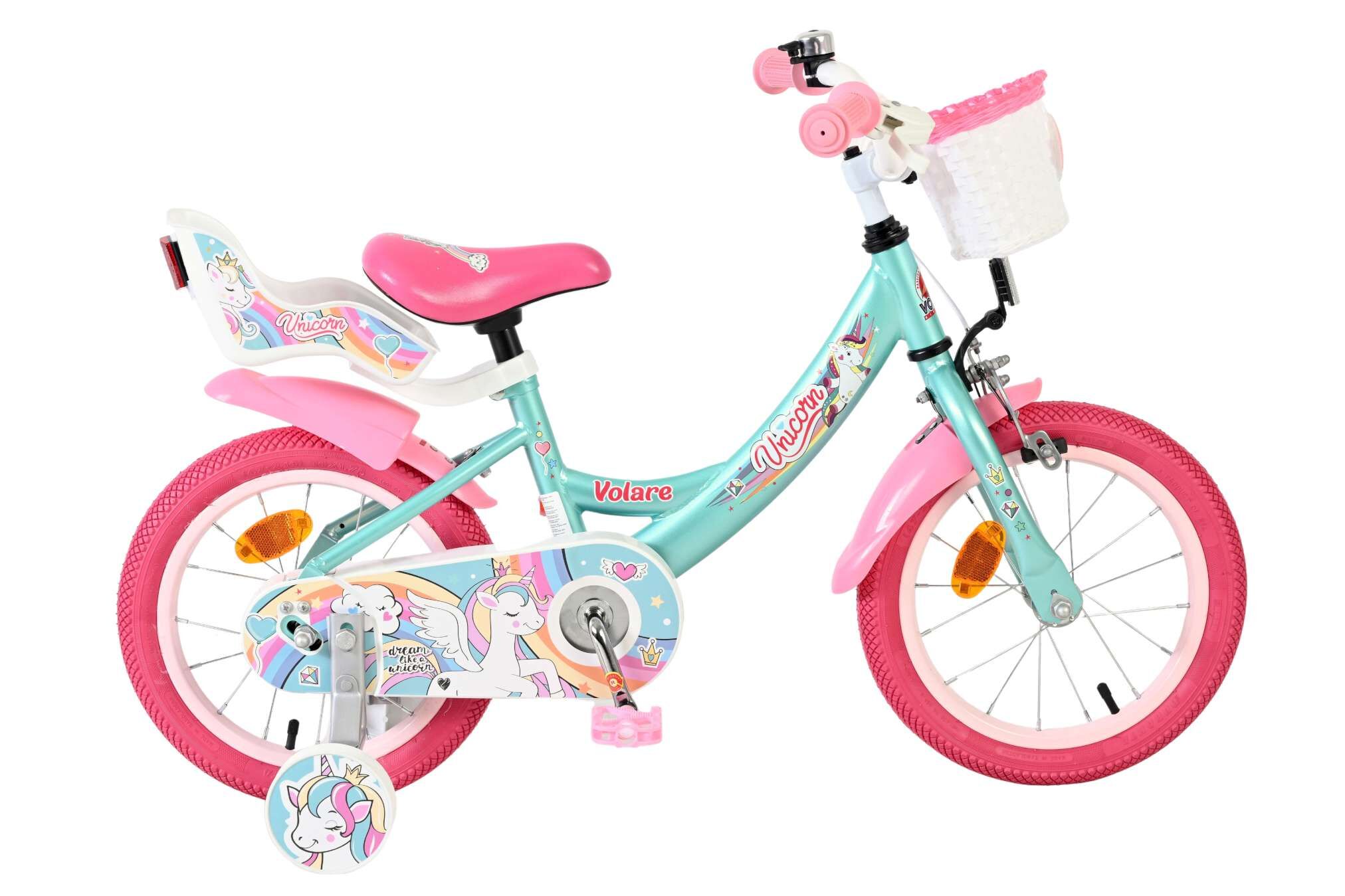 Volare_Unicorn_kinderfiets_14_inch_groen_-_1-W1800